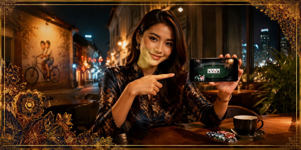 Suasana permainan kad langsung gaya Malaysia di Pulau Pinang dalam platform vita3k